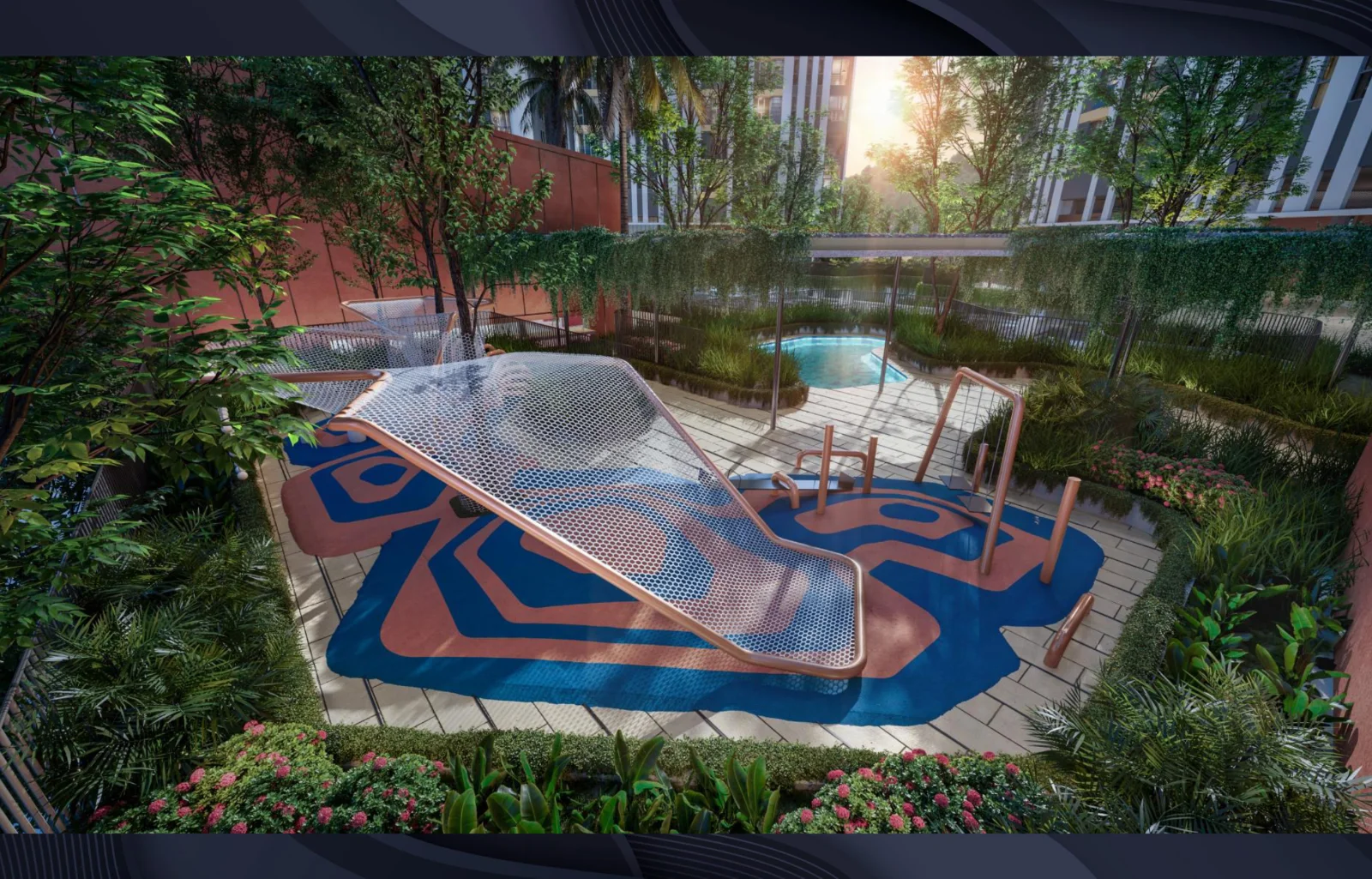 Residensi Bayu Damai children's playground, artist's impression