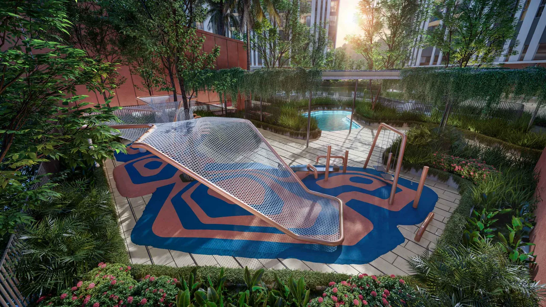 Residensi Bayu Damai children's playground, artist's impression